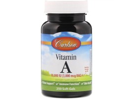 Carlson Labs Vitamin A 10,000 IU, 250 softgel Carlson Labs Vitamin A 10,000 IU, 250 softgel